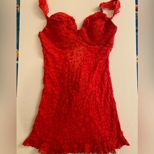 2010 Victoria’s Secret heart pattern lingerie